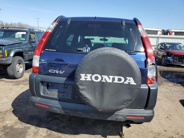 JHLRD78815C000841 - 2005 HONDA CR-V EX BLUE photo 6