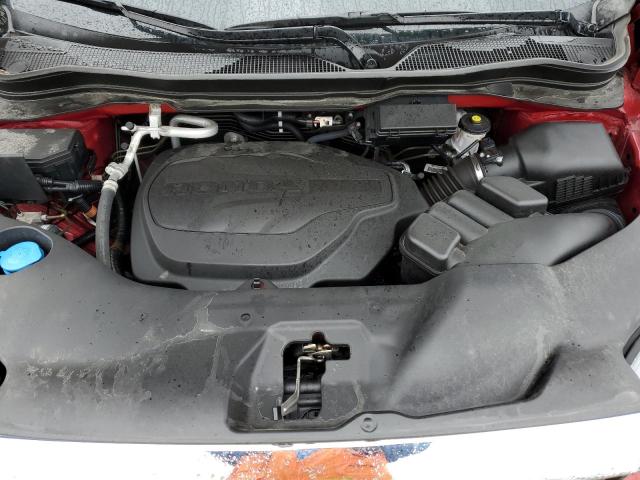 5FNYF8H58NB014138 - 2022 HONDA PASSPORT EXL RED photo 12