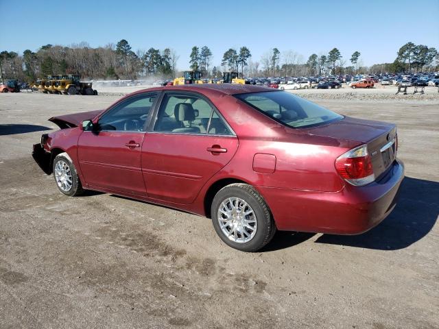 4T1BE32K45U096141 - 2005 TOYOTA CAMRY LE RED photo 2