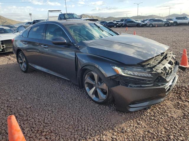 1HGCV1F92JA079517 - 2018 HONDA ACCORD TOURING GRAY photo 4