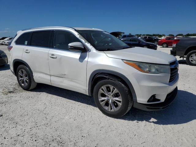 5TDKKRFH2ES030125 - 2014 TOYOTA HIGHLANDER XLE 白色 照片 4