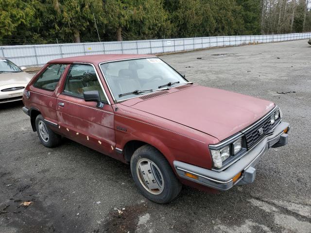 JF2AF53B4GE111808 - 1986 SUBARU GL 4WD BURGUNDY photo 4