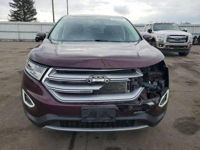 2FMPK4J87JBB62644 - 2018 FORD EDGE SEL RED photo 5