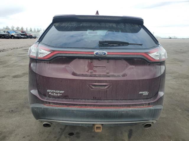 2FMPK4J87JBB62644 - 2018 FORD EDGE SEL RED photo 6