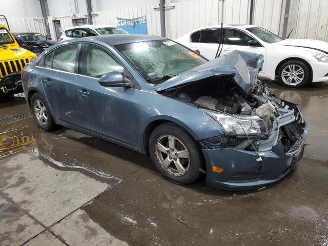 1G1PF5SC4C7213314 - 2012 CHEVROLET CRUZE LT BLUE photo 4