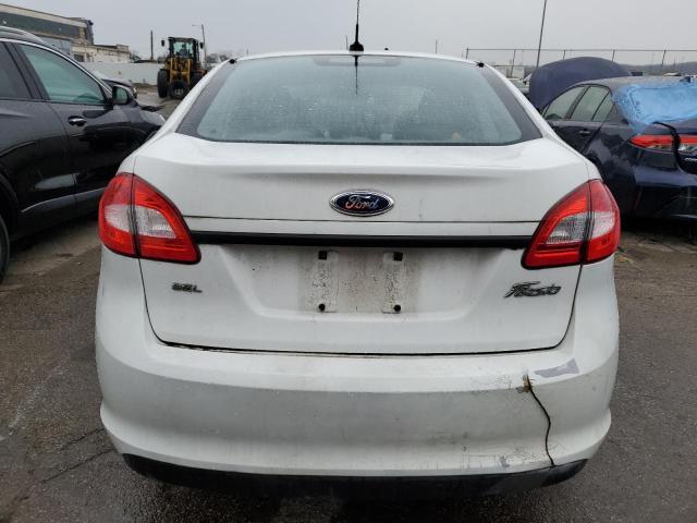 3FADP4CJ9CM219698 - 2012 FORD FIESTA SEL WHITE photo 6