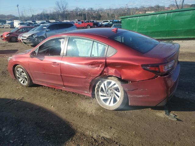 4S3BWAN69R3002593 - 2024 SUBARU LEGACY LIMITED BURGUNDY photo 2