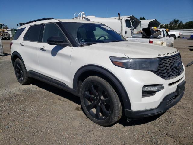 1FM5K8GCXLGD06550 - 2020 FORD EXPLORER ST WHITE photo 1