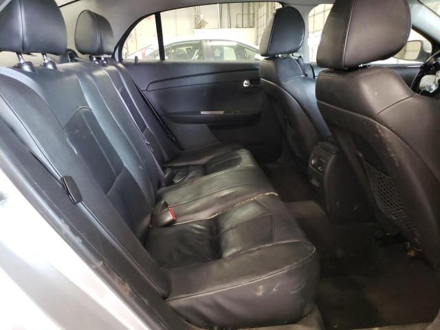 1G1ZG5E74CF137765 - 2012 CHEVROLET MALIBU LTZ ვერცხლისფერი ფოტო 10