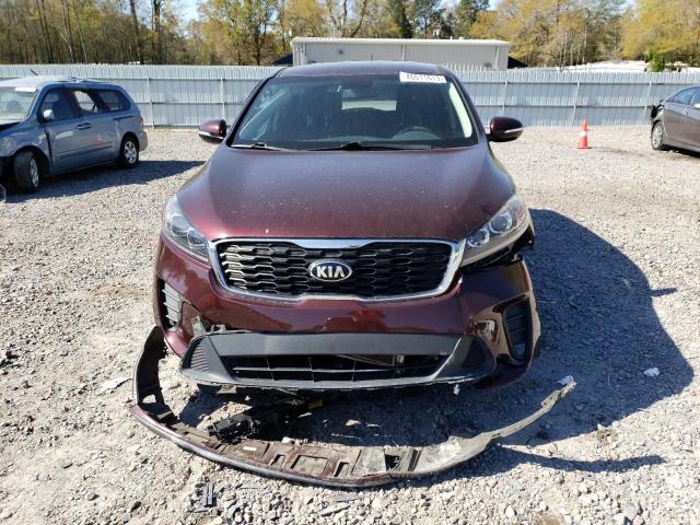 5XYPG4A3XKG512906 - 2019 KIA SORENTO L BURGUNDY photo 5