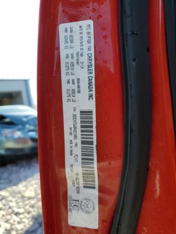 2B3CA7CW9AH214891 - 2010 DODGE CHARGER SRT-8 RED photo 12