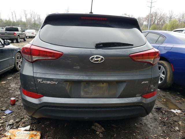 KM8J3CA47HU503720 - 2017 HYUNDAI TUCSON LIMITED GRAY photo 6