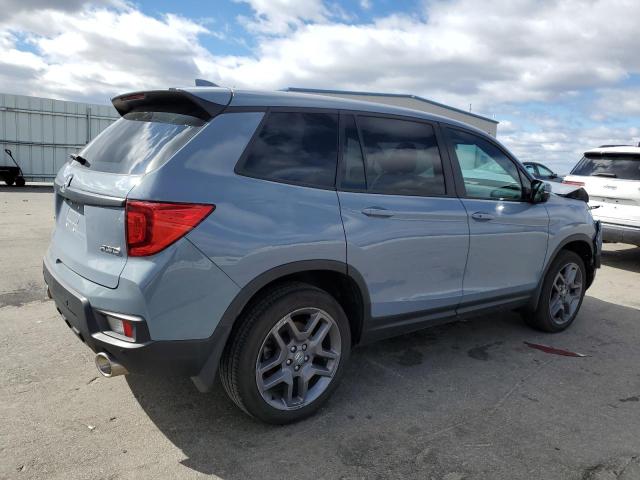 5FNYF8H59NB009952 - 2022 HONDA PASSPORT EXL GRAY photo 3