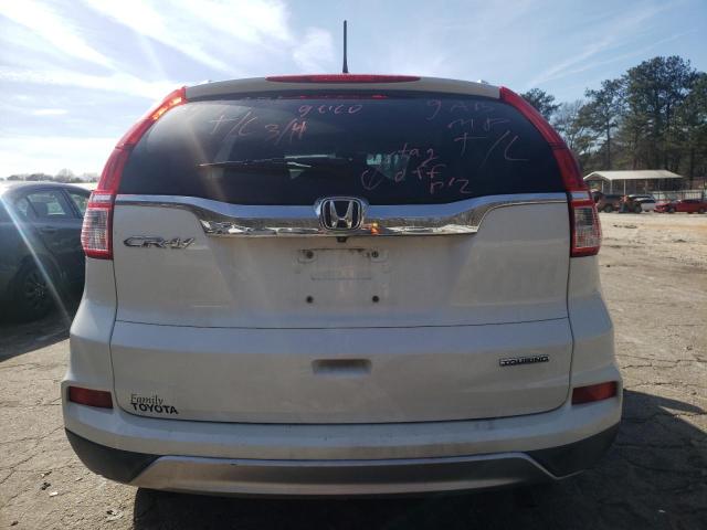 5J6RM3H98GL014375 - 2016 HONDA CR-V TOURING WHITE photo 6