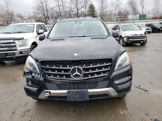 4JGDA5HB3FA593837 - 2015 MERCEDES-BENZ ML 350 4MATIC BLACK photo 5