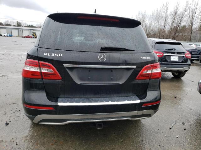 4JGDA5HB3FA593837 - 2015 MERCEDES-BENZ ML 350 4MATIC BLACK photo 6