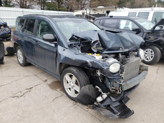 1J8FF47W97D188555 - 2007 JEEP COMPASS BLUE photo 1