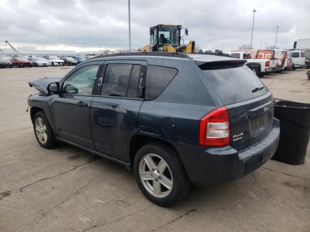 1J8FF47W97D188555 - 2007 JEEP COMPASS BLUE photo 3