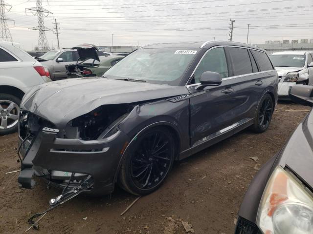 5LM5J7XC0MGL03622 - 2021 LINCOLN AVIATOR RESERVE GRAY photo 1