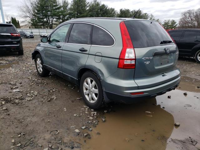 5J6RE4H43BL075214 - 2011 HONDA CR-V SE GREEN photo 2