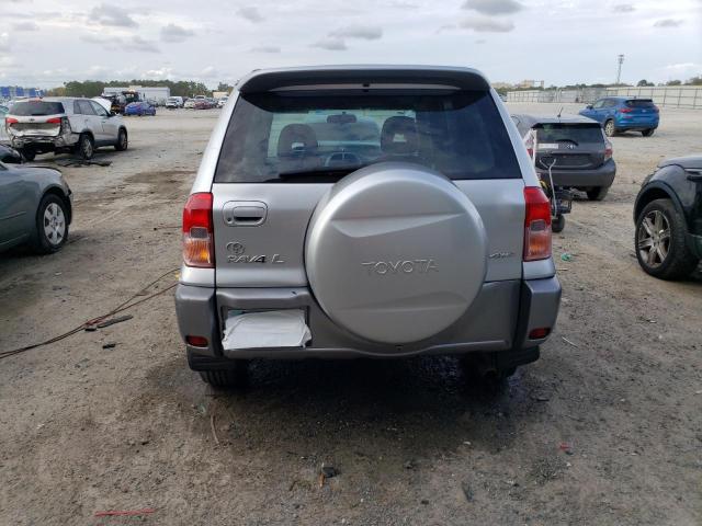 JTEHH20V110105758 - 2001 TOYOTA RAV4 SILVER photo 6