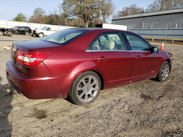 3LNHM26T37R627222 - 2007 LINCOLN MKZ BURGUNDY photo 3