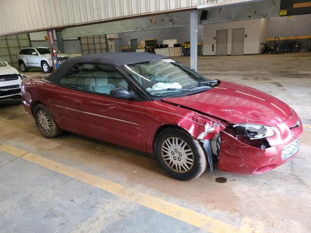 1C3EL45X12N262520 - 2002 CHRYSLER SEBRING LX RED photo 4