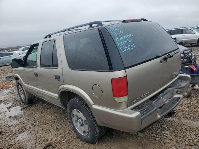 1GNDT13W12K128941 - 2002 CHEVROLET BLAZER GOLD photo 2