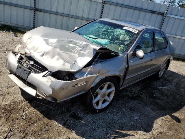 JN1CA31D0YT523352 - 2000 NISSAN MAXIMA GLE BEIGE photo 1