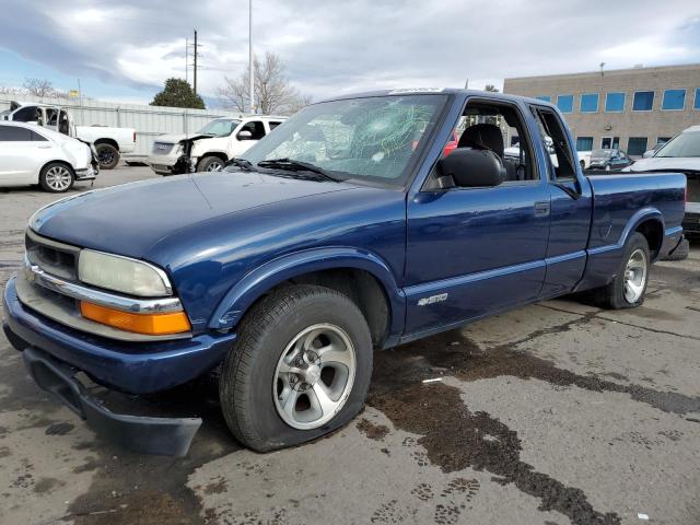 1GCCS19X438197306 - 2003 CHEVROLET S TRUCK S10 BLUE photo 1