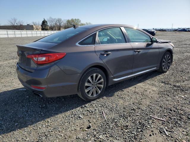 5NPE34AF6GH403761 - 2016 HYUNDAI SONATA SPORT BROWN photo 3