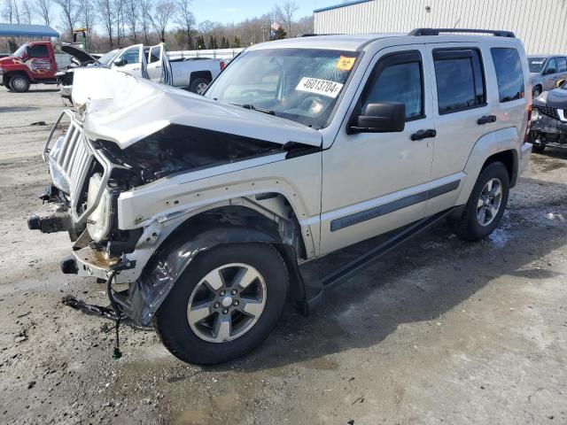 1J8GP28K39W504749 - 2009 JEEP LIBERTY SPORT SILVER photo 1