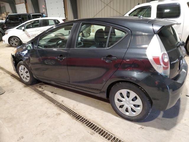 JTDKDTB31C1504920 - 2012 TOYOTA PRIUS C BLACK photo 2