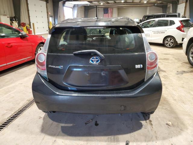 JTDKDTB31C1504920 - 2012 TOYOTA PRIUS C BLACK photo 6