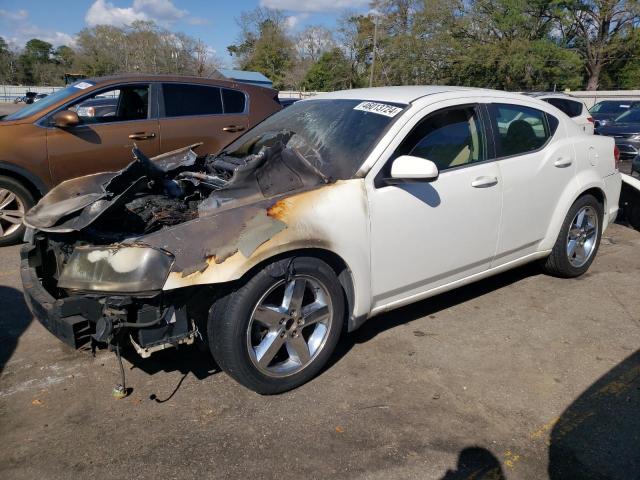 1B3BD2FBXBN524314 - 2011 DODGE AVENGER LUX WHITE photo 1