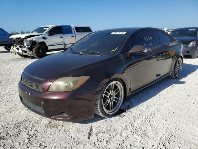 JTKDE167X80225592 - 2008 TOYOTA SCION TC BURGUNDY photo 1