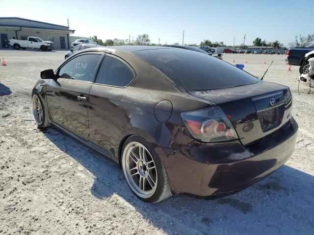 JTKDE167X80225592 - 2008 TOYOTA SCION TC BURGUNDY photo 2