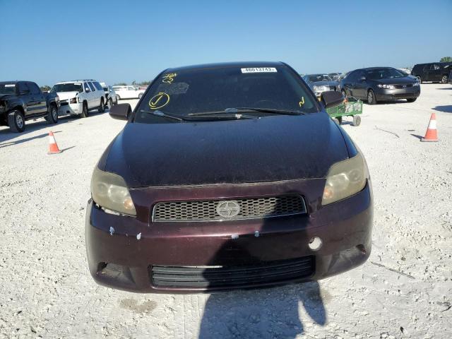JTKDE167X80225592 - 2008 TOYOTA SCION TC BURGUNDY photo 5