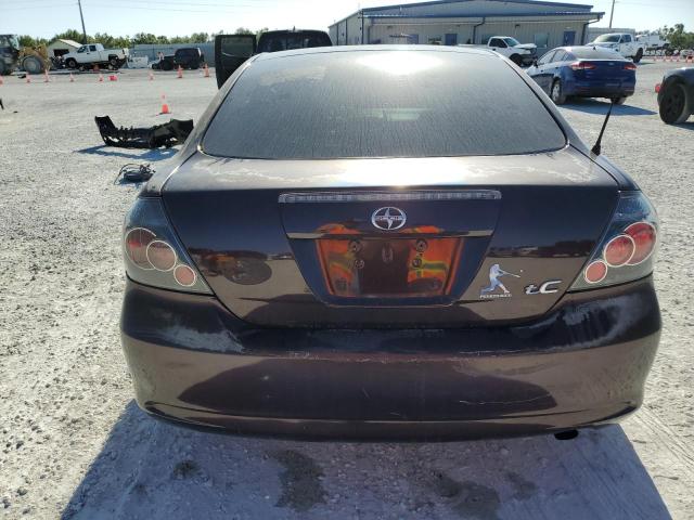 JTKDE167X80225592 - 2008 TOYOTA SCION TC BURGUNDY photo 6