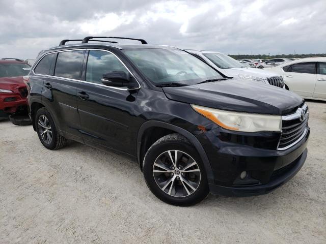 5TDJKRFH6GS240709 - 2016 TOYOTA HIGHLANDER XLE 黑色 照片 4