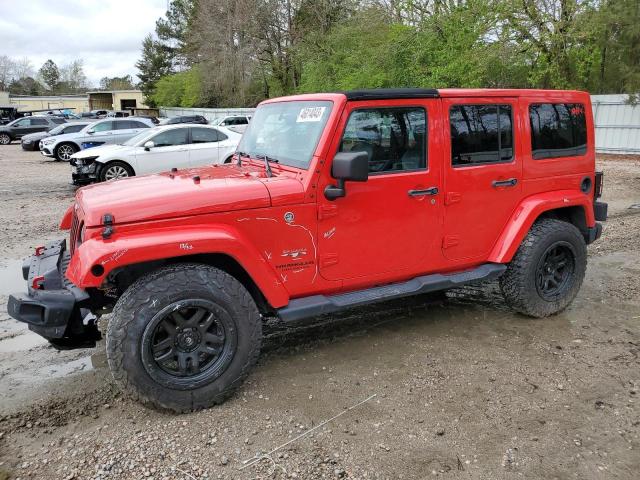 1C4BJWEG7GL224938 - 2016 JEEP WRANGLER U SAHARA RED photo 1