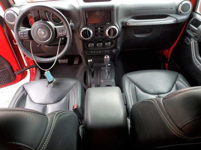 1C4BJWEG7GL224938 - 2016 JEEP WRANGLER U SAHARA RED photo 8