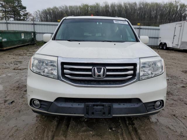 5FNYF4H91DB031776 - 2013 HONDA PILOT TOURING WHITE photo 5