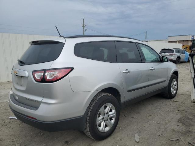 1GNKRFED1EJ241474 - 2014 CHEVROLET TRAVERSE LS SILVER photo 3