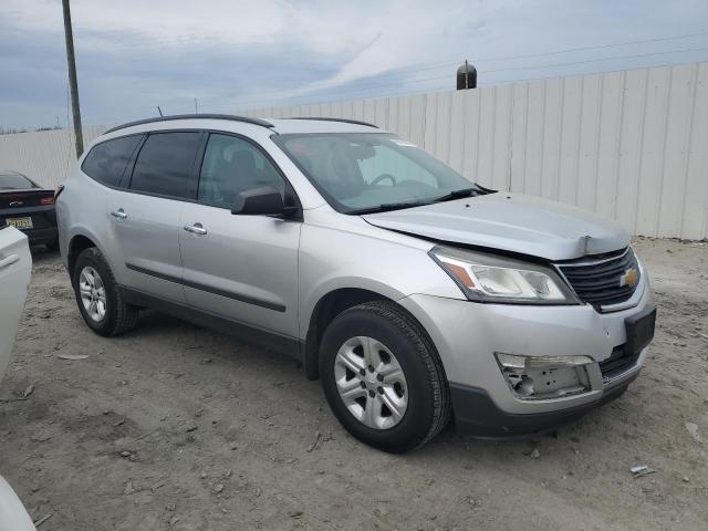 1GNKRFED1EJ241474 - 2014 CHEVROLET TRAVERSE LS SILVER photo 4