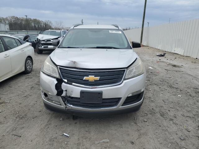 1GNKRFED1EJ241474 - 2014 CHEVROLET TRAVERSE LS SILVER photo 5