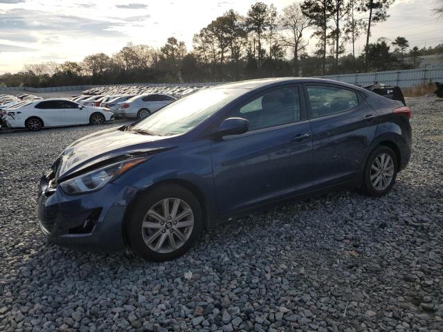 5NPDH4AE2FH554969 - 2015 HYUNDAI ELANTRA SE BLUE photo 1