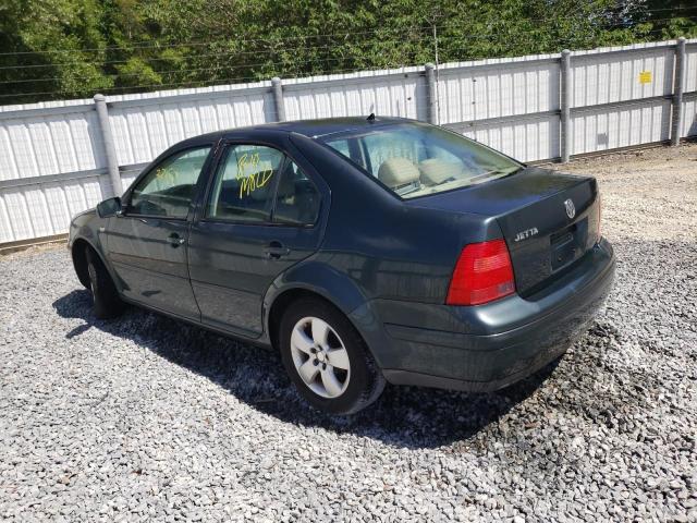 3VWSP69M73M021519 - 2003 VOLKSWAGEN JETTA GLS TDI GREEN photo 2