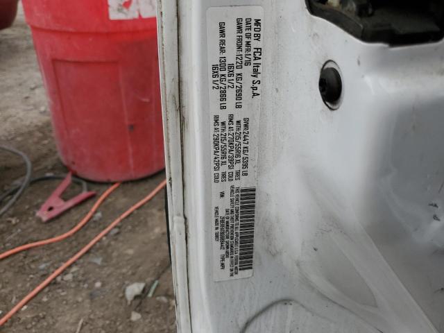 ZFBERFAT8G6B94412 - 2016 RAM PROMASTER თეთრი ფოტო 13