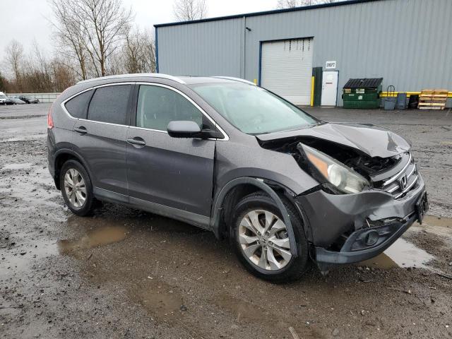 2HKRM3H74DH523349 - 2013 HONDA CR-V EXL GRAY photo 4